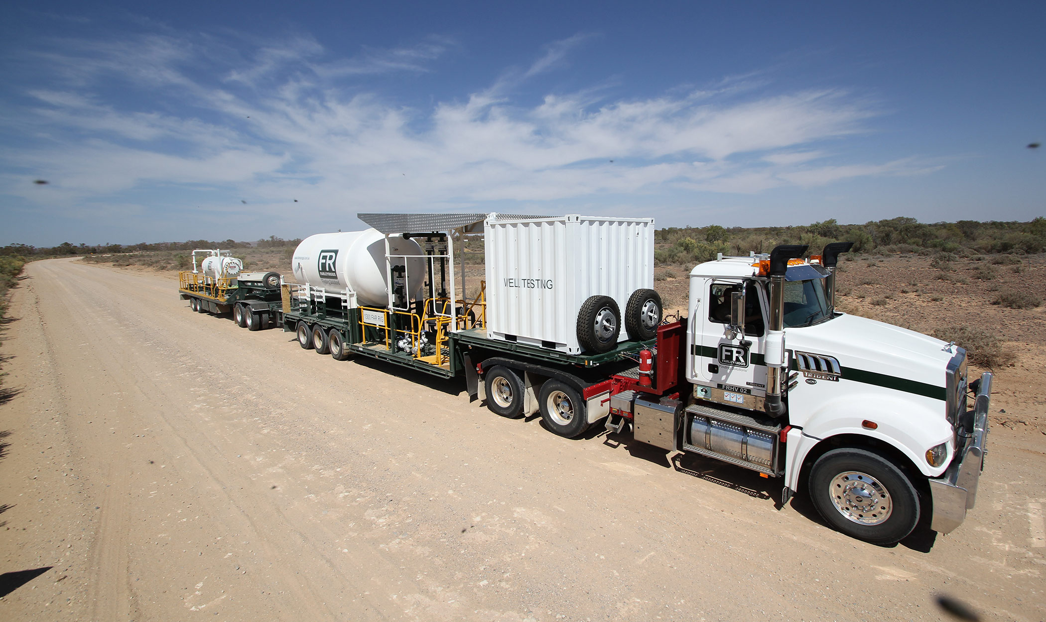 Showcase Farley Riggs drilling machine truck Australia