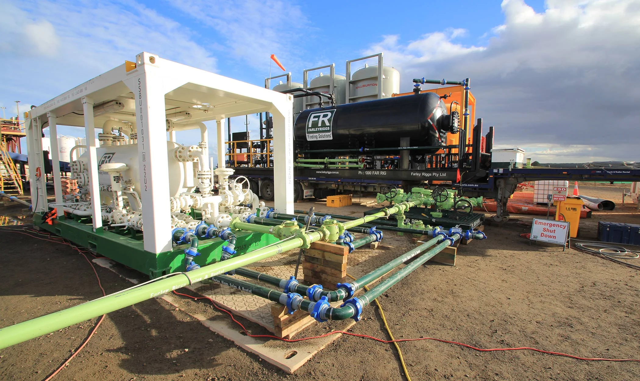 Showcase drilling machine equipment Australia Farley Riggs