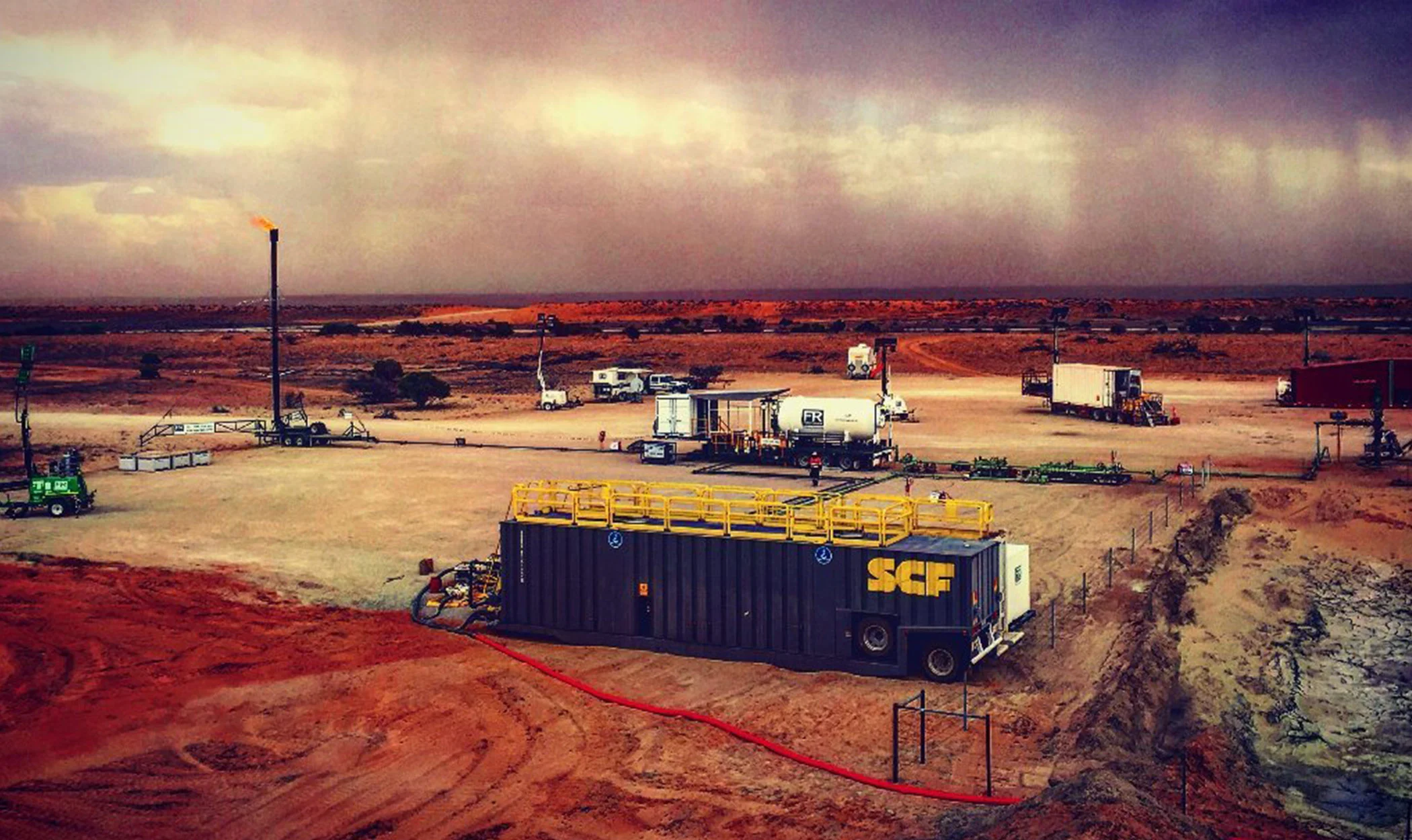 Farley Riggs drilling machine equipment smog Australia outback