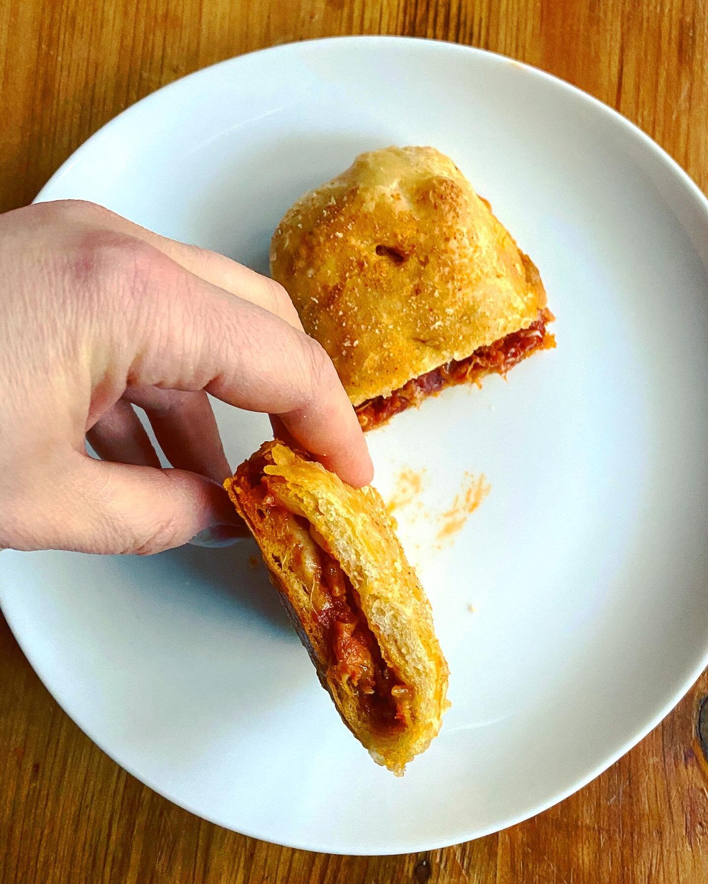 I&rsquo;m a liiiiittle late as usual but I made hot pockets at home and now the recipe&rsquo;s on bonappetit.com and you can make them too! For a chance to be in an upcoming episode of Gourmet Makes (2.0), send a video of YOUR homemade hot pockets to