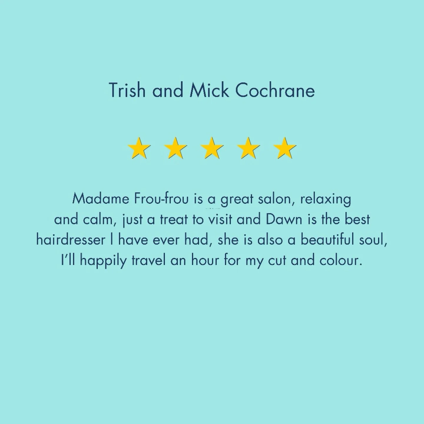 Thank you so much Trish for your awesome review and visits over the years 🥰 ...We always love seeing you, D &amp; M xx