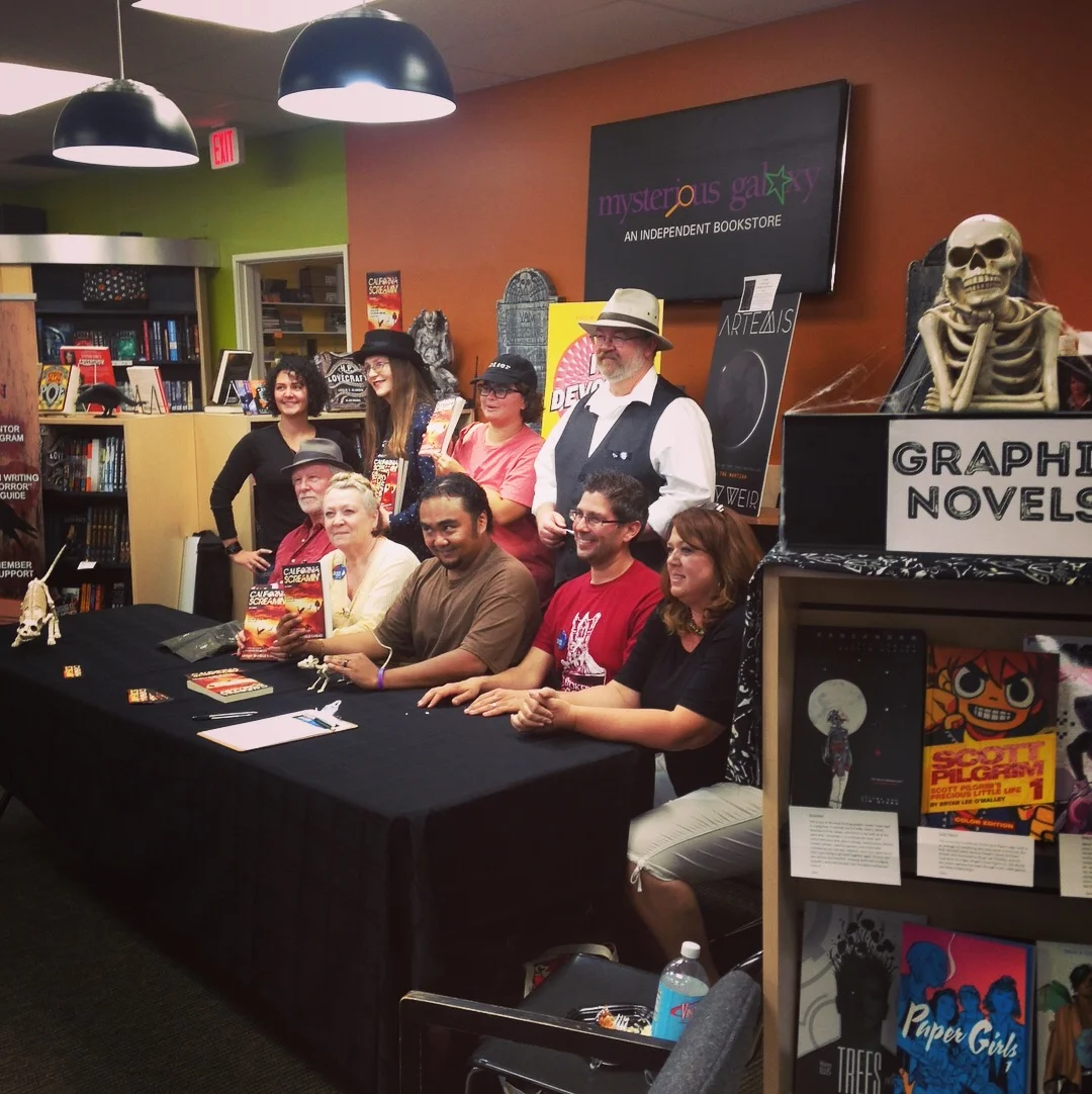 Standing: Danielle Kaheaku, Lori Lopez, Alexandra Neumeister, J.A. Jensen. Seated:Richard Goldsmith, Jean Graham, Billy Ingreso, Eunice Magill