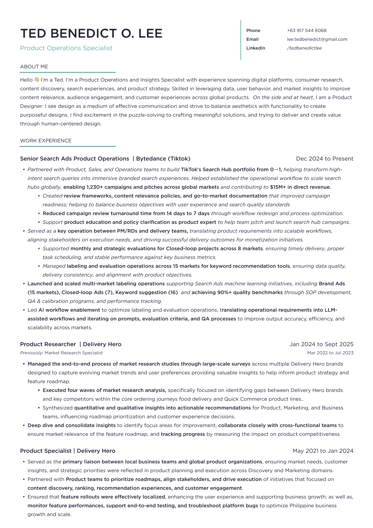 CV- Lee, Ted Benedict p1@2x.png
