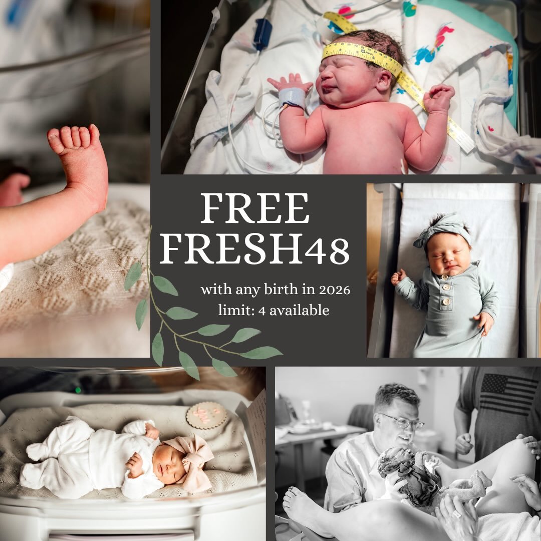👶🏼 FREE FRESH48 👶🏼

With the purchase of any birth in 2026!
Limit: only 4 available #fresh48photos #iowaphotographer #birthphotographer #iowabirthphotography #seymourflashphotography