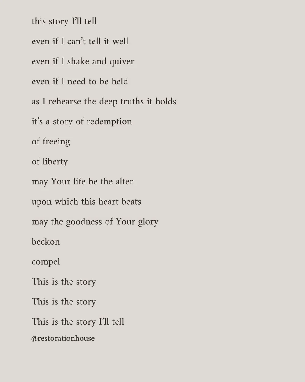 He&rsquo;s speaking.