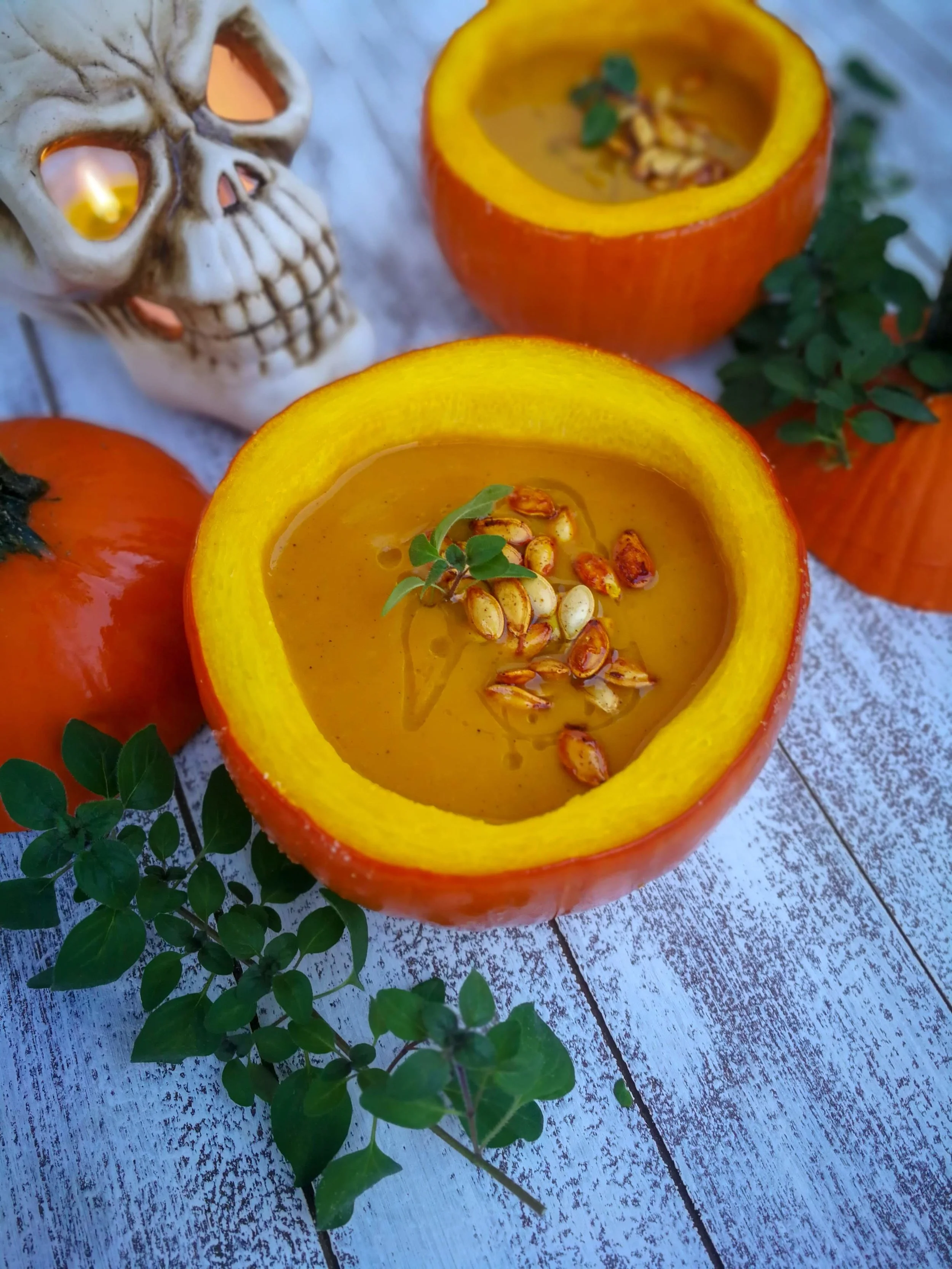 Turmeric Ginger Pumpkin Spice Soup