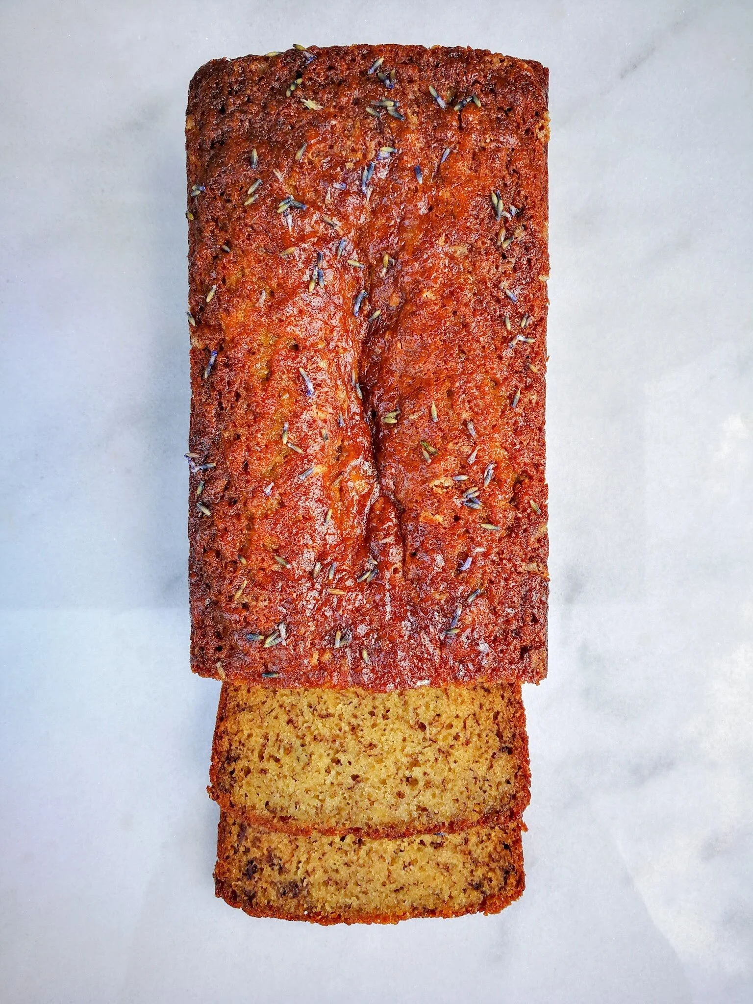Lavender Earl Grey Banana Bread