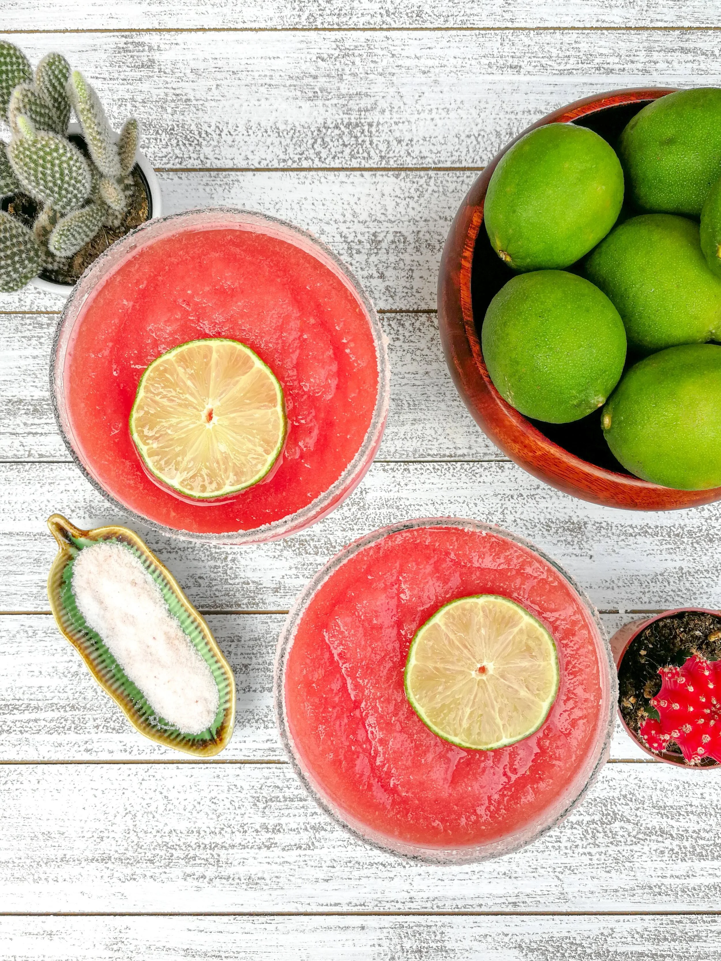 Frozen Watermelon Margaritas
