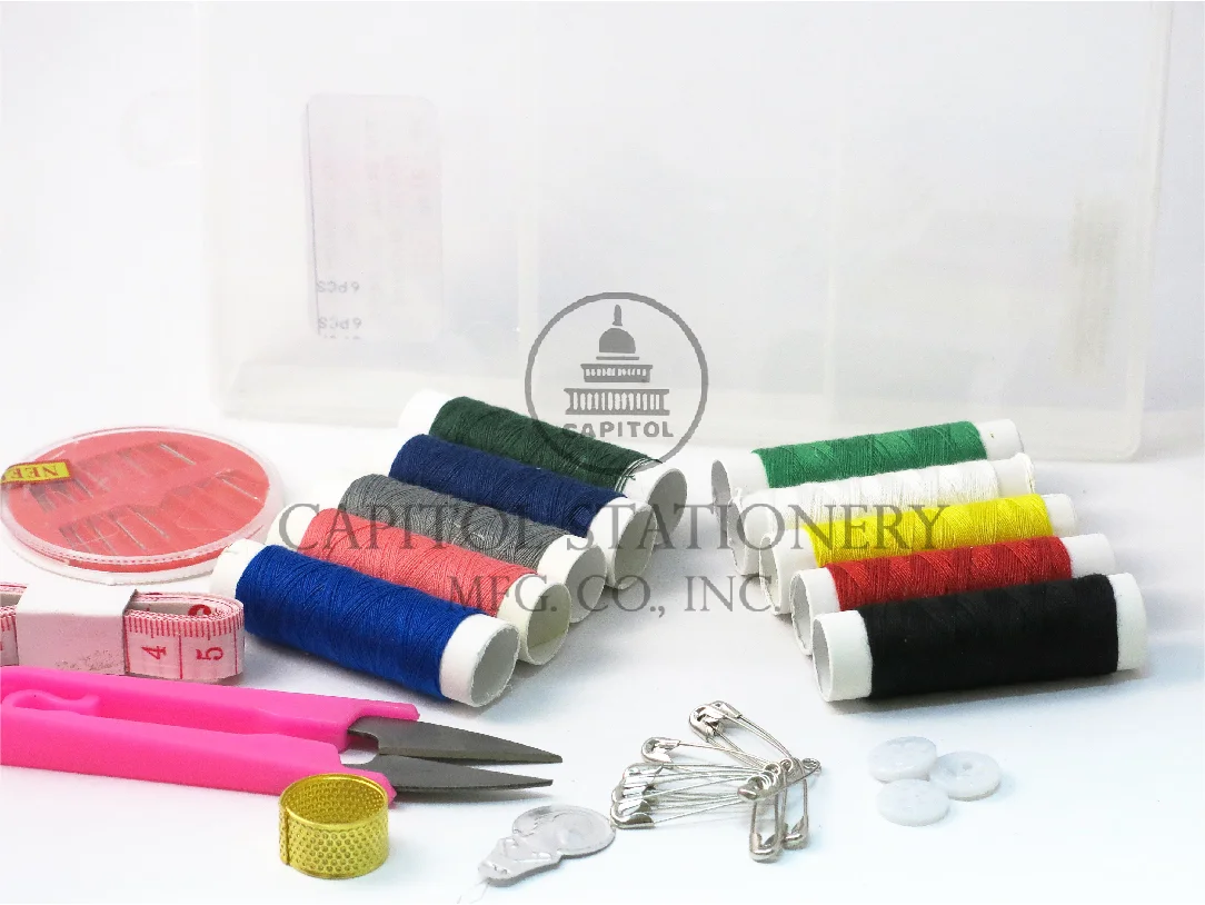 Sewing Kit C9092 Plastic Container