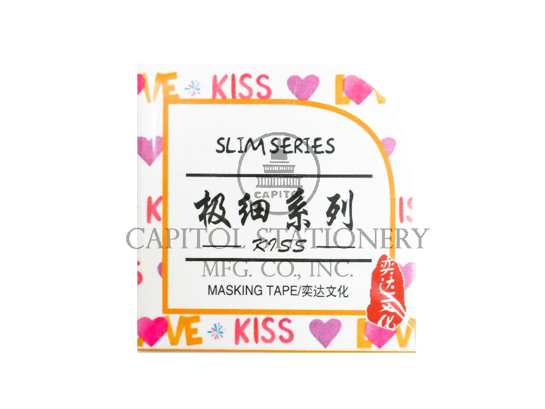 WSHI DECO TAPE D2437 LOVE KISS TEXT
