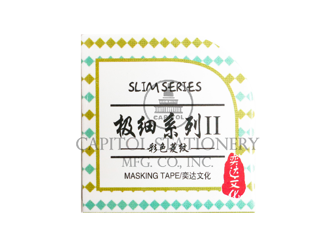 WSHI DECO TAPE D2439 LIGHT BLUE AND OLIVE
