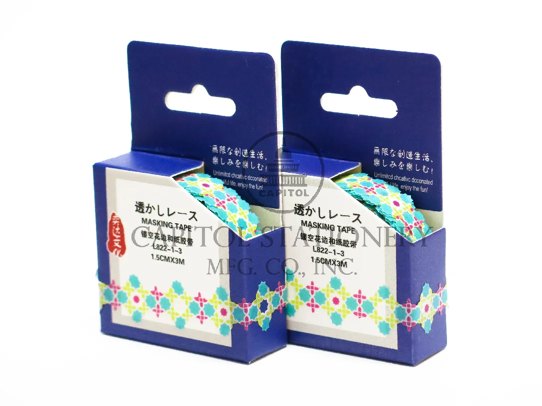 WSHI DECO TAPE D2474 GREEN PATTERN