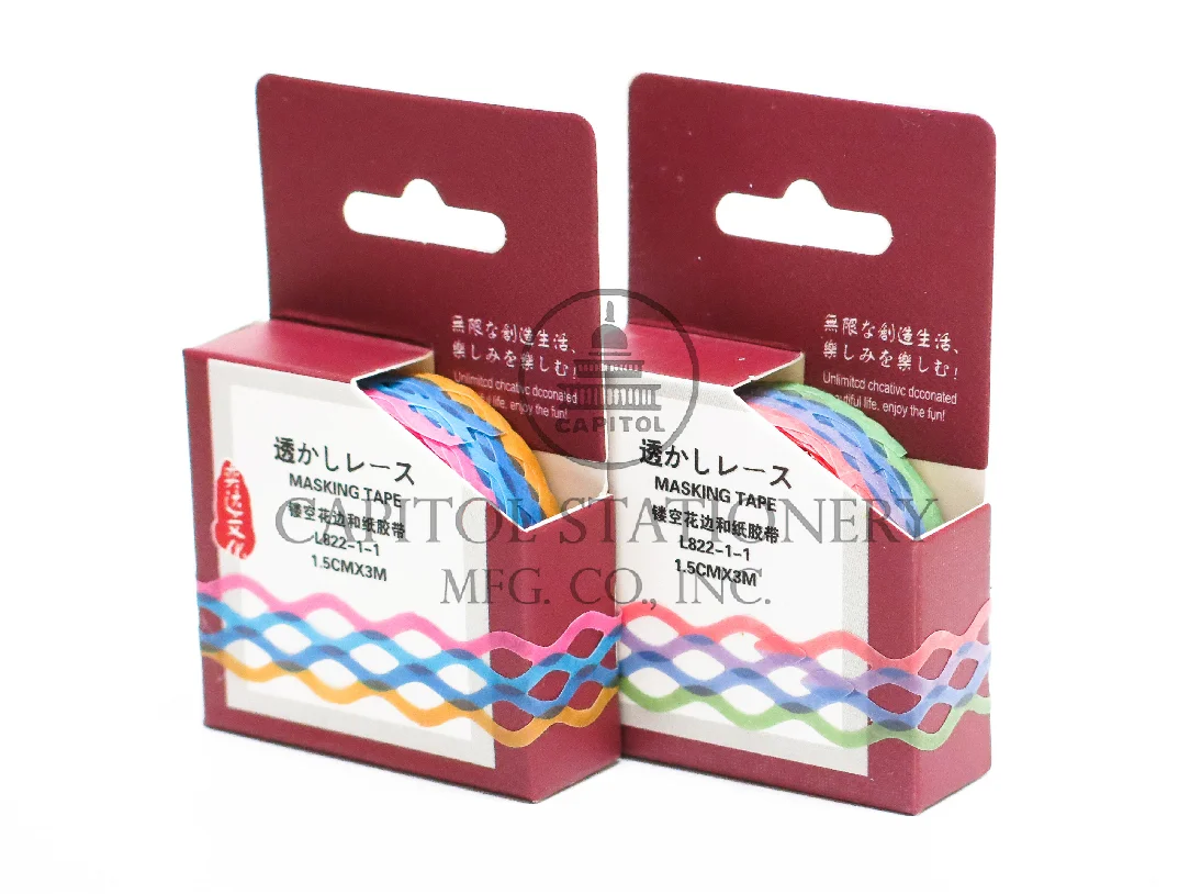 WSHI DECO TAPE D2479 LIGHT BLUE ORANGE