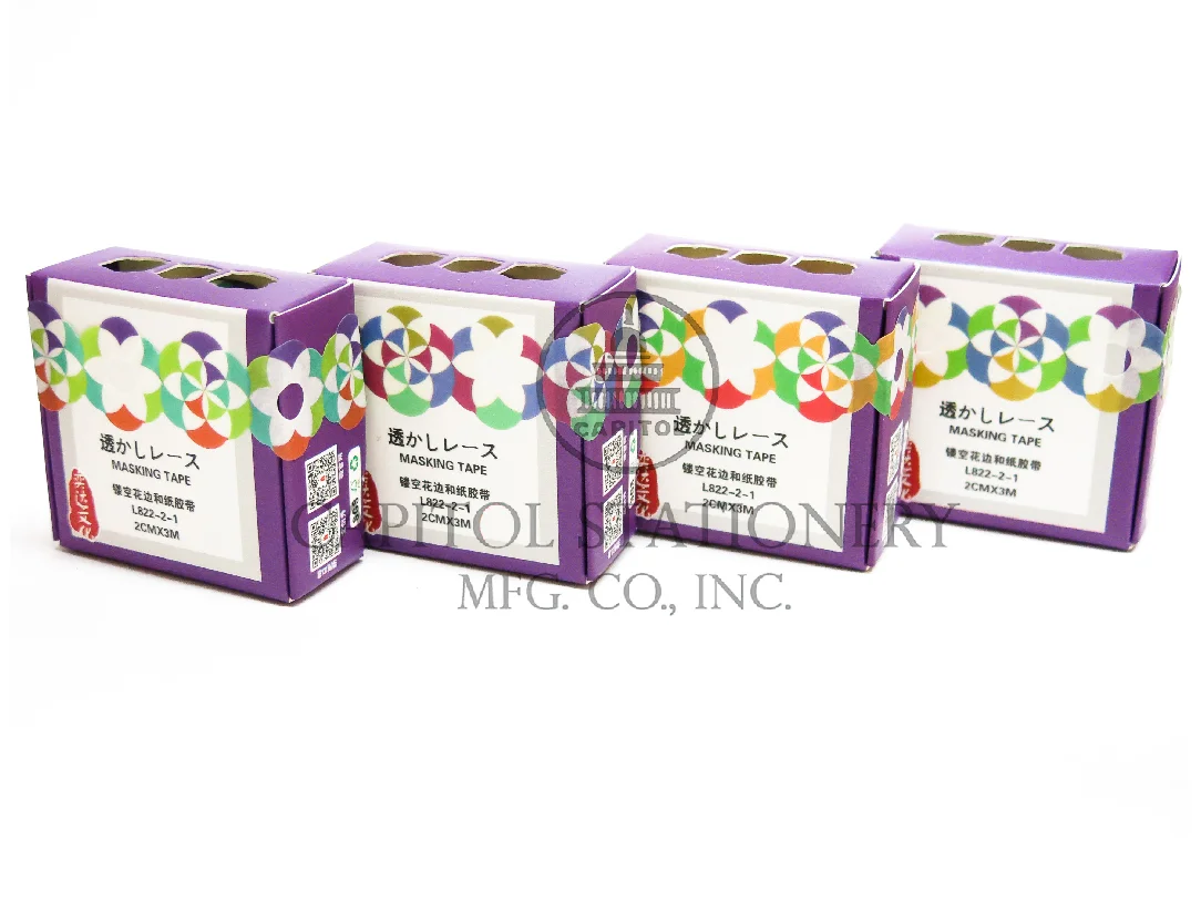 WSHI DECO TAPE D2476 FLOWER DESIGN