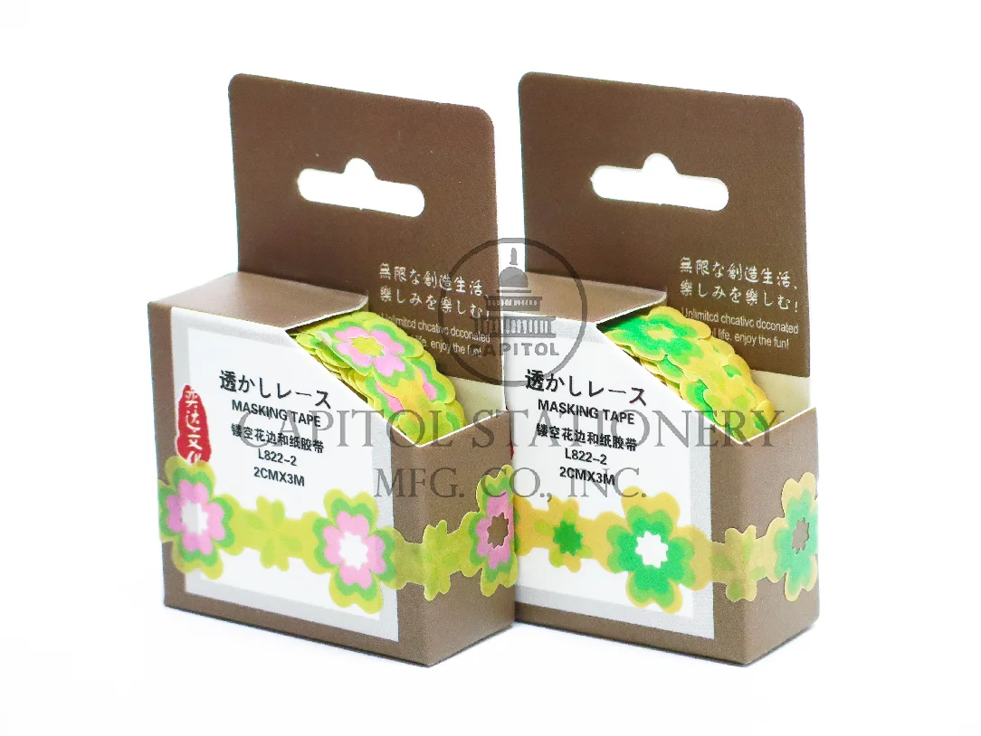 WSHI DECO TAPE D2481 YELLOW FLOWER