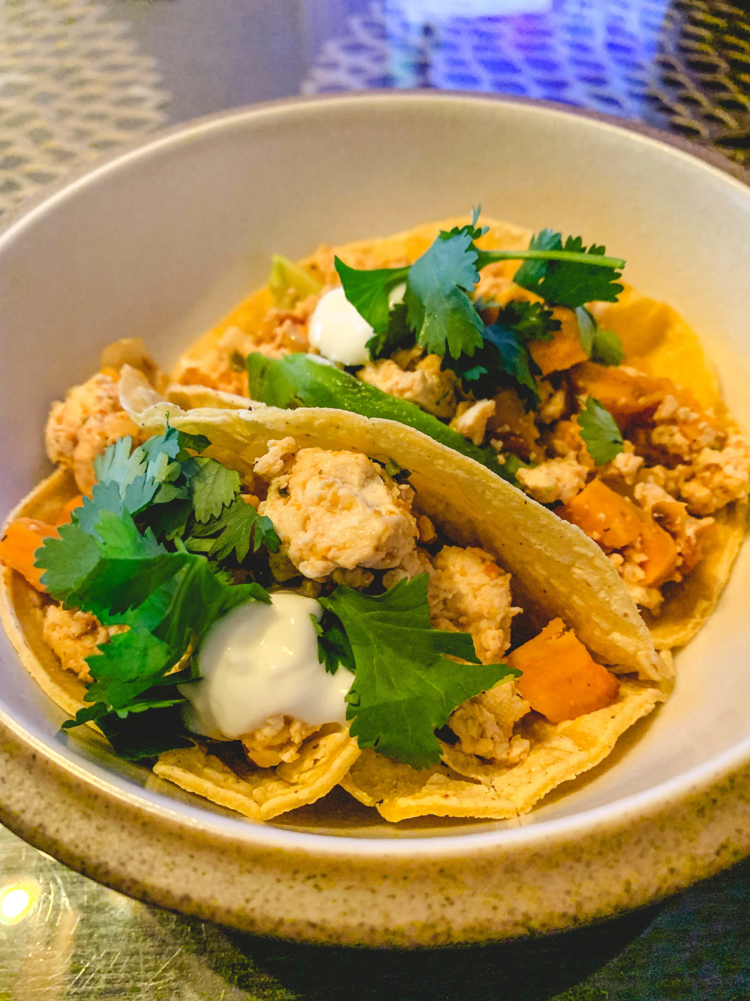 Mexican Tofu Scramble Breakfast Tacos