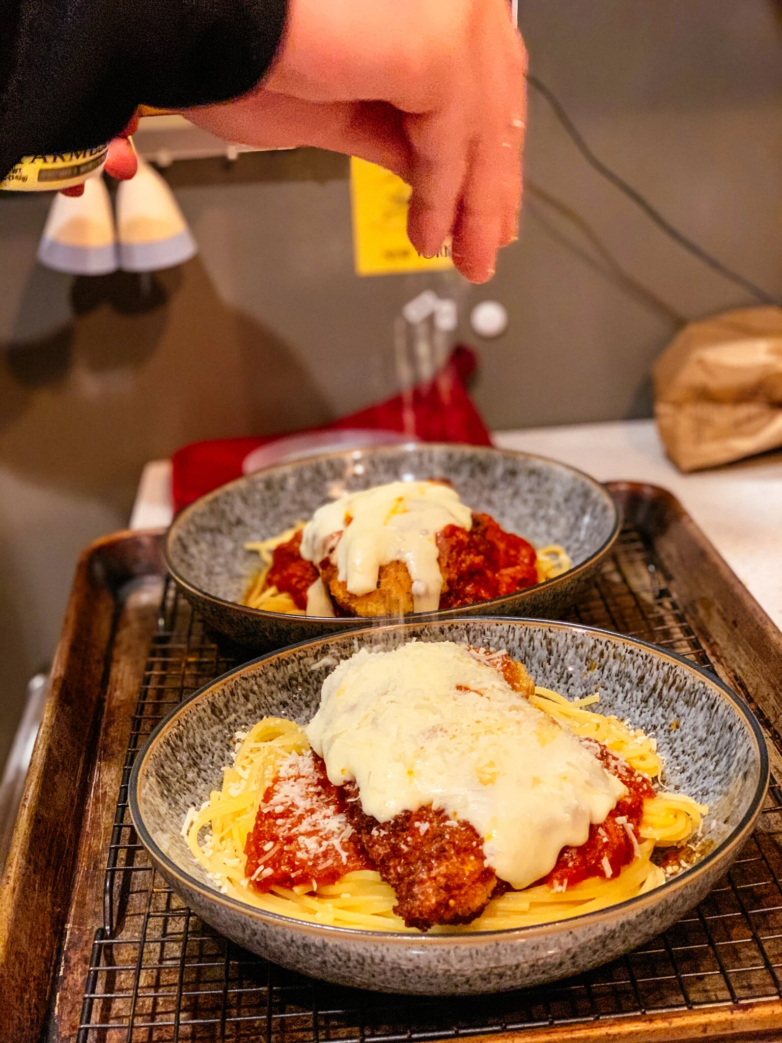 Hunker Down Chicken Parm!