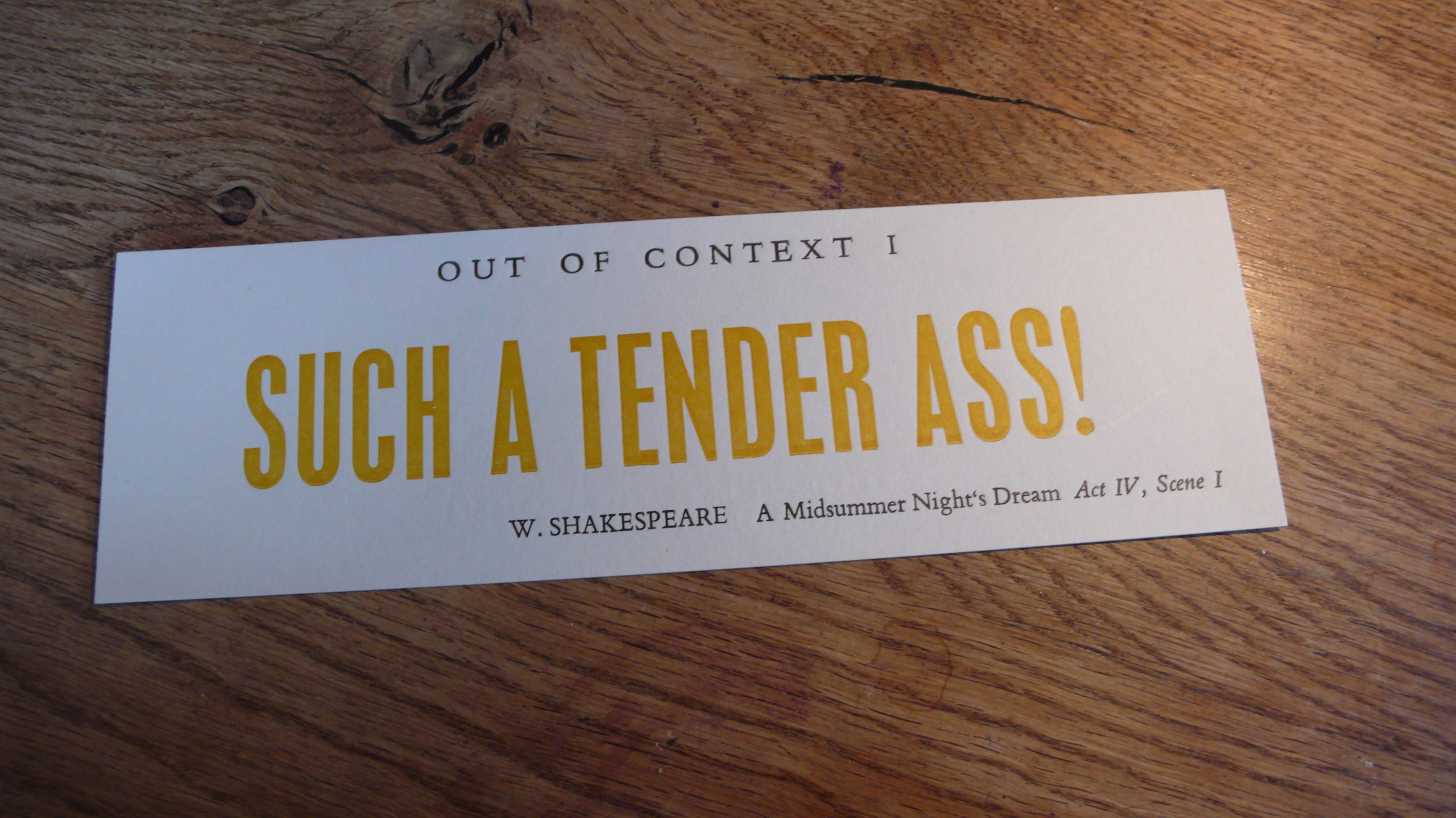 Shakespeare at his bawdiest