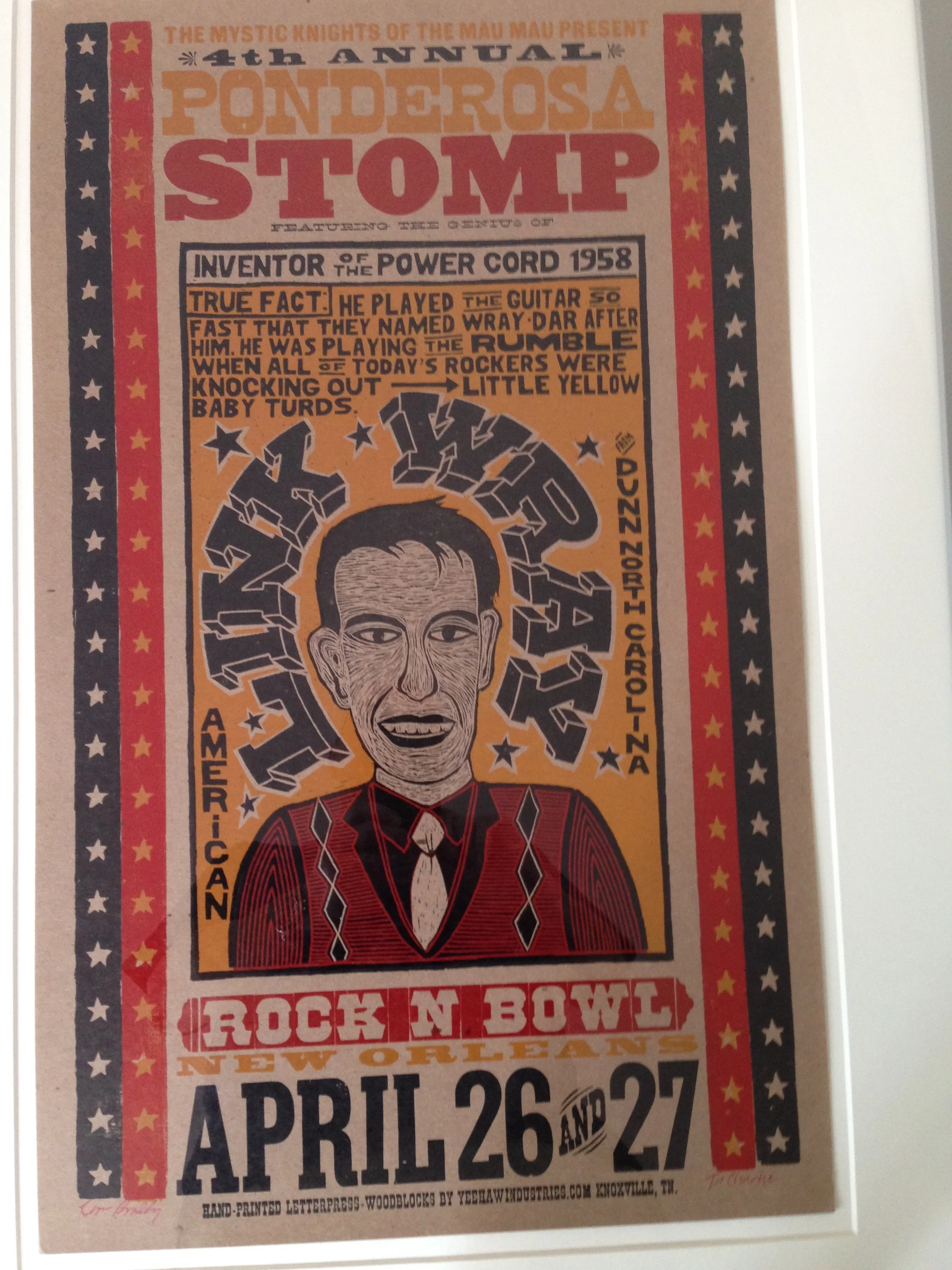 . . . where Kevin Bradley (founder of Yee Haw Industries) prints stuff like this . . .