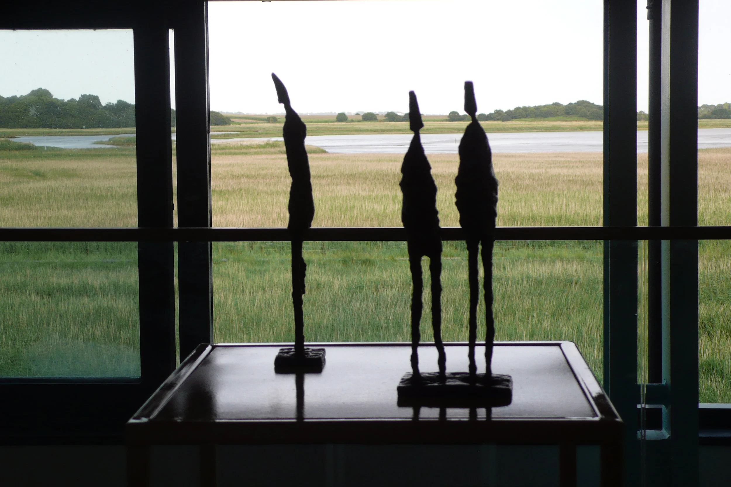 Sculptures by Gus Farnes, Snape.