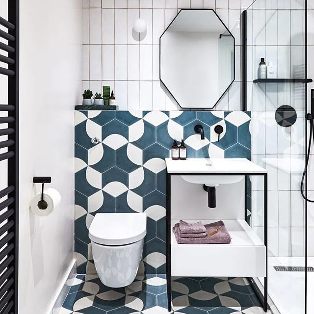 Encaustic Hex -Verde Turquesa (Bespoke Colour)
