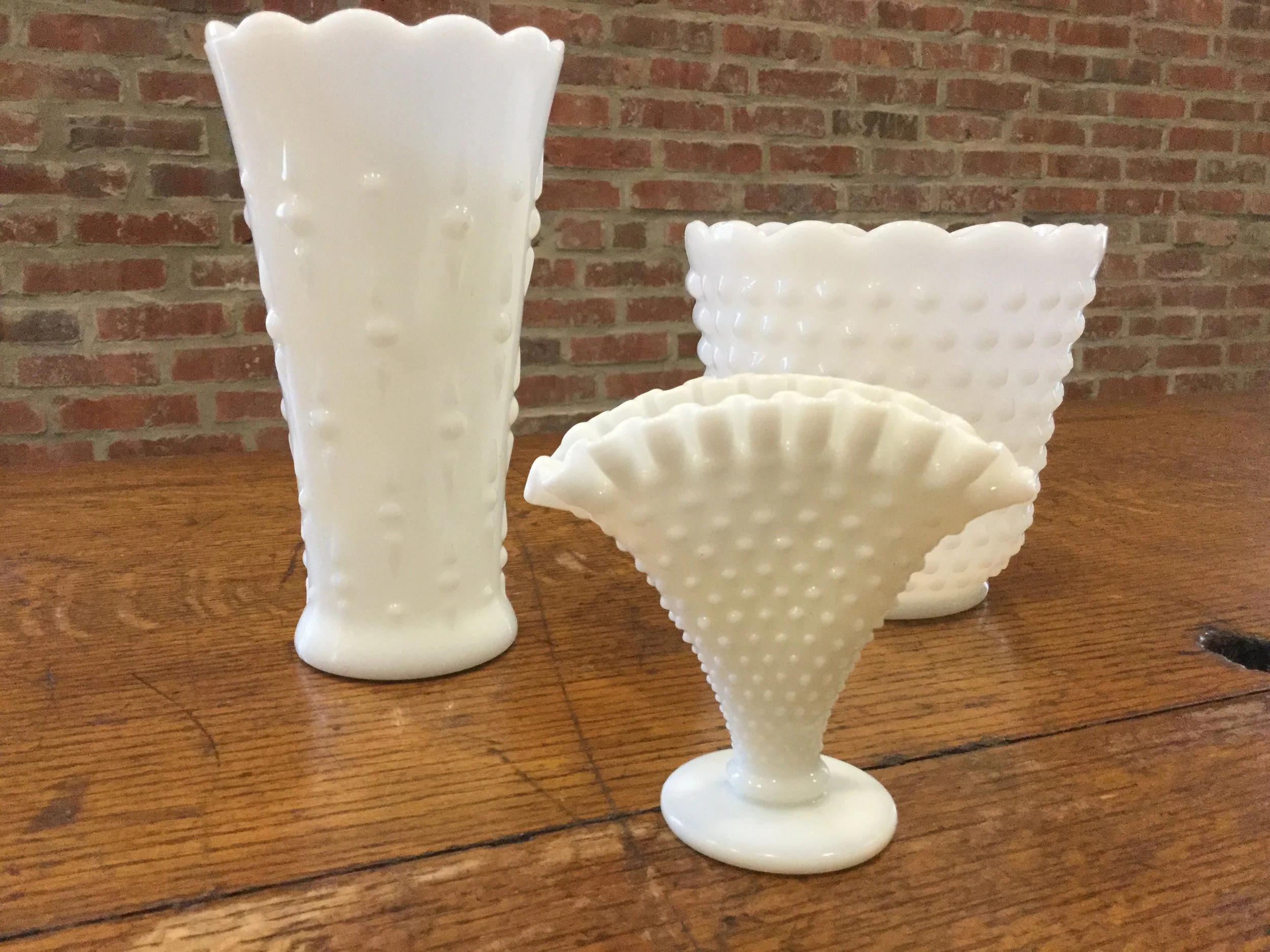 Milk Glass Decor Items - $1.50 each 