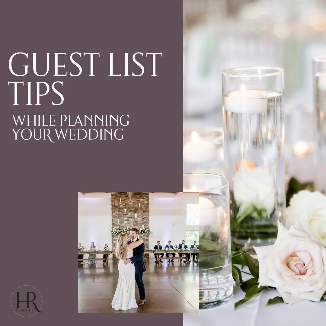 Another informational tip for you upcoming brides all about creating your guest lists!✨
&bull;
#weddingtips #weddingplanningtips #weddingtipsandtricks #weddingplanner #weddingideas #weddingguestlist #weddinginspiration