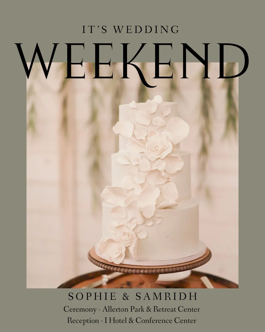 This weekend we&rsquo;re celebrating Sophie &amp; Samridh at the stunning I Hotel &amp; Conference Center! ✨ Our team can&rsquo;t wait to bring their wedding vision to life with elegant details, joyful moments, and a whole lot of love. 💍

At Hillary