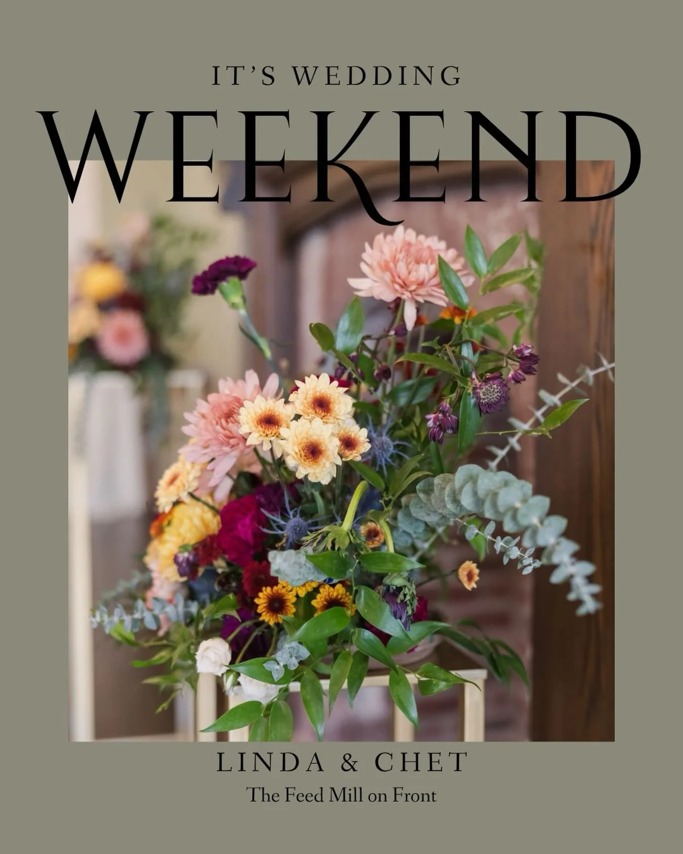 Our 2026 wedding season begins this weekend ✨

We&rsquo;re honored to kick things off celebrating Linda &amp; Chet at The Feed Mill on Front&mdash;there&rsquo;s nothing like the first wedding of the year and everything it represents.

A season full o