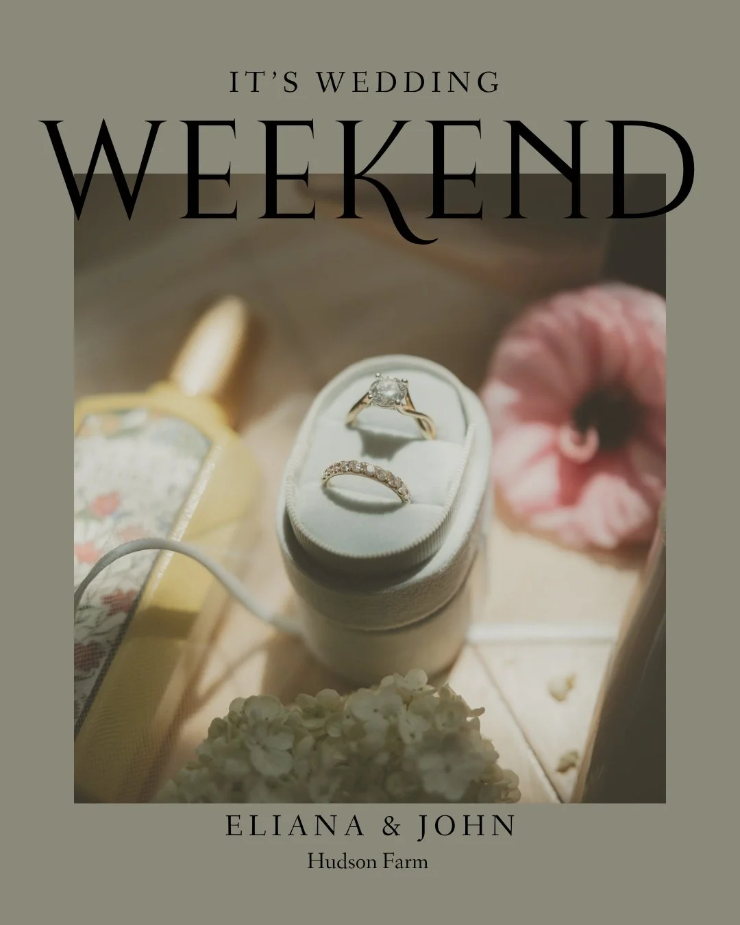 ✨ It&rsquo;s Wedding Weekend! ✨

This weekend, we&rsquo;re celebrating Eliana &amp; John as they say "I do" at the beautiful Hudson Farm. 🤍

This venue holds a special place in our hearts because it's where Tyler and I got married, so ever