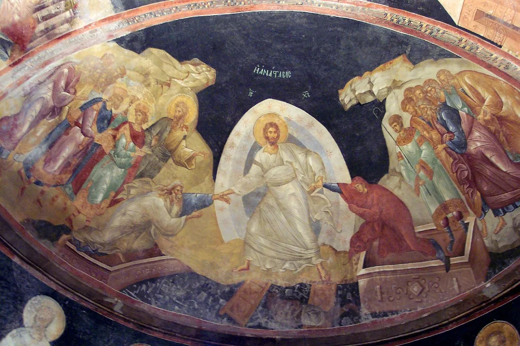 The Harrowing of Hell . Chora Church, Istanbul.