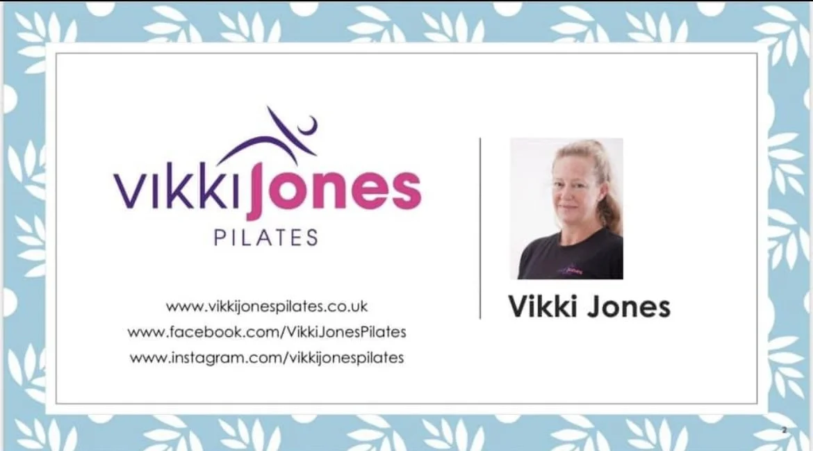 Workshop on Osteoporosis / Osteopenia and how Pilates can help with Vikki