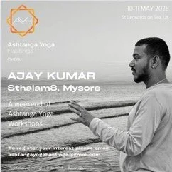 Ajay Kumar - Ashtanga Weekend Immersion