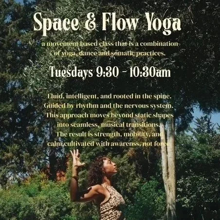 Updated timings for  Gabriella's Space &amp; Flow Yoga is now at 9.30am, every Tuesday