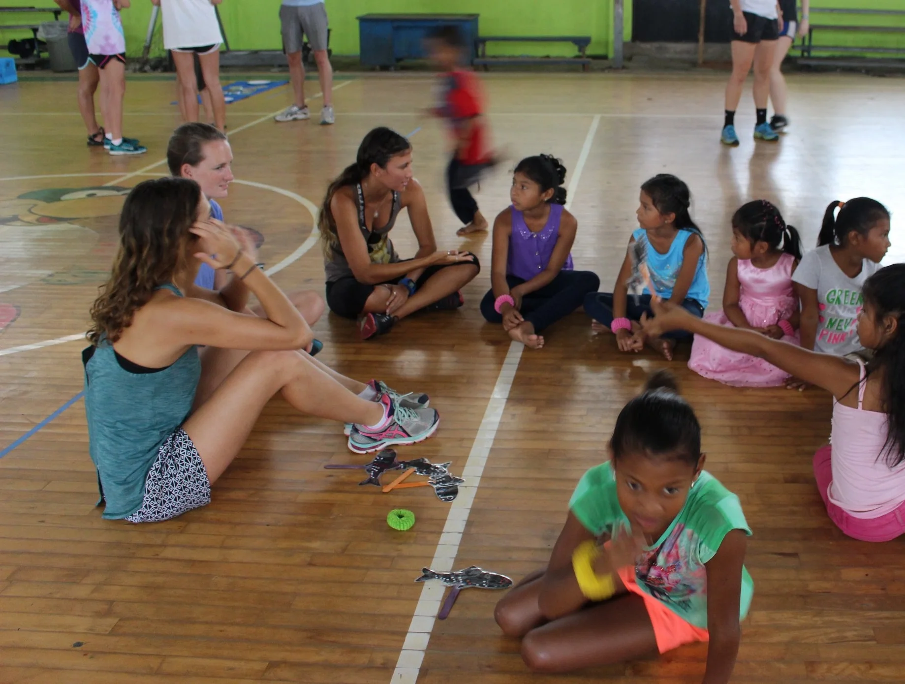 Environment-themed field day in Bocas del Toro, Panama.