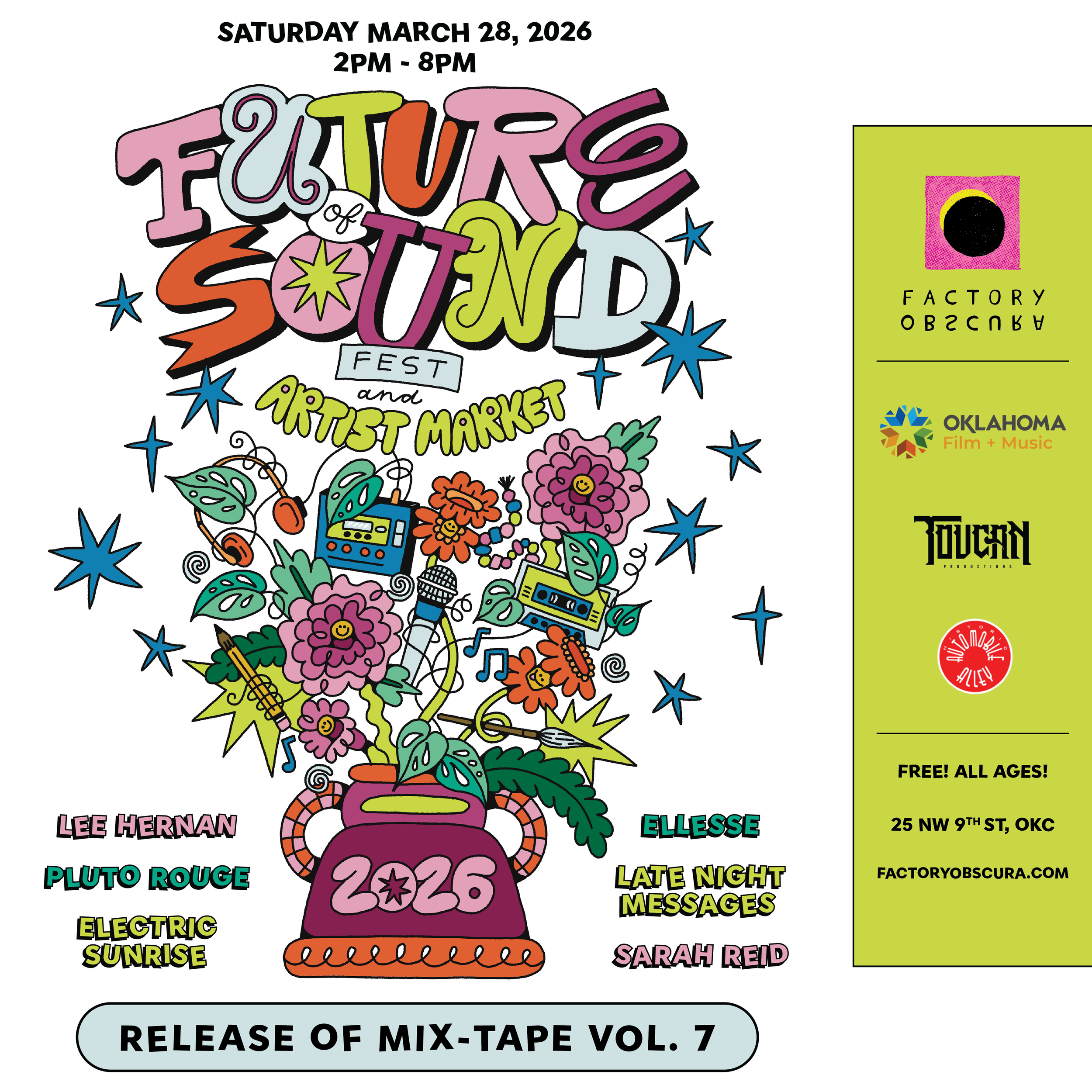 Future of Sound Fest 2026 &amp; Spring Artist Market 