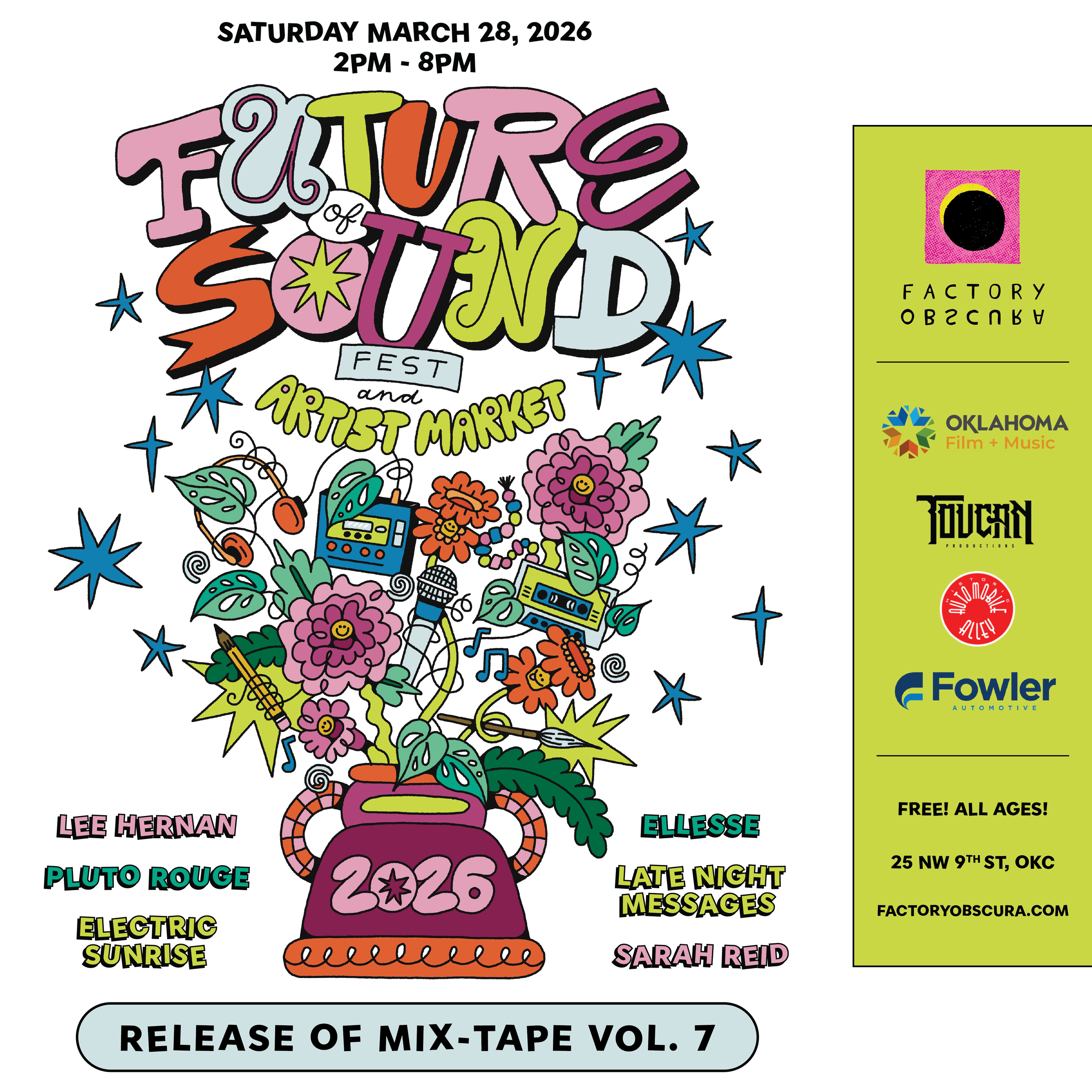 Future of Sound Fest 2026 &amp; Spring Artist Market 