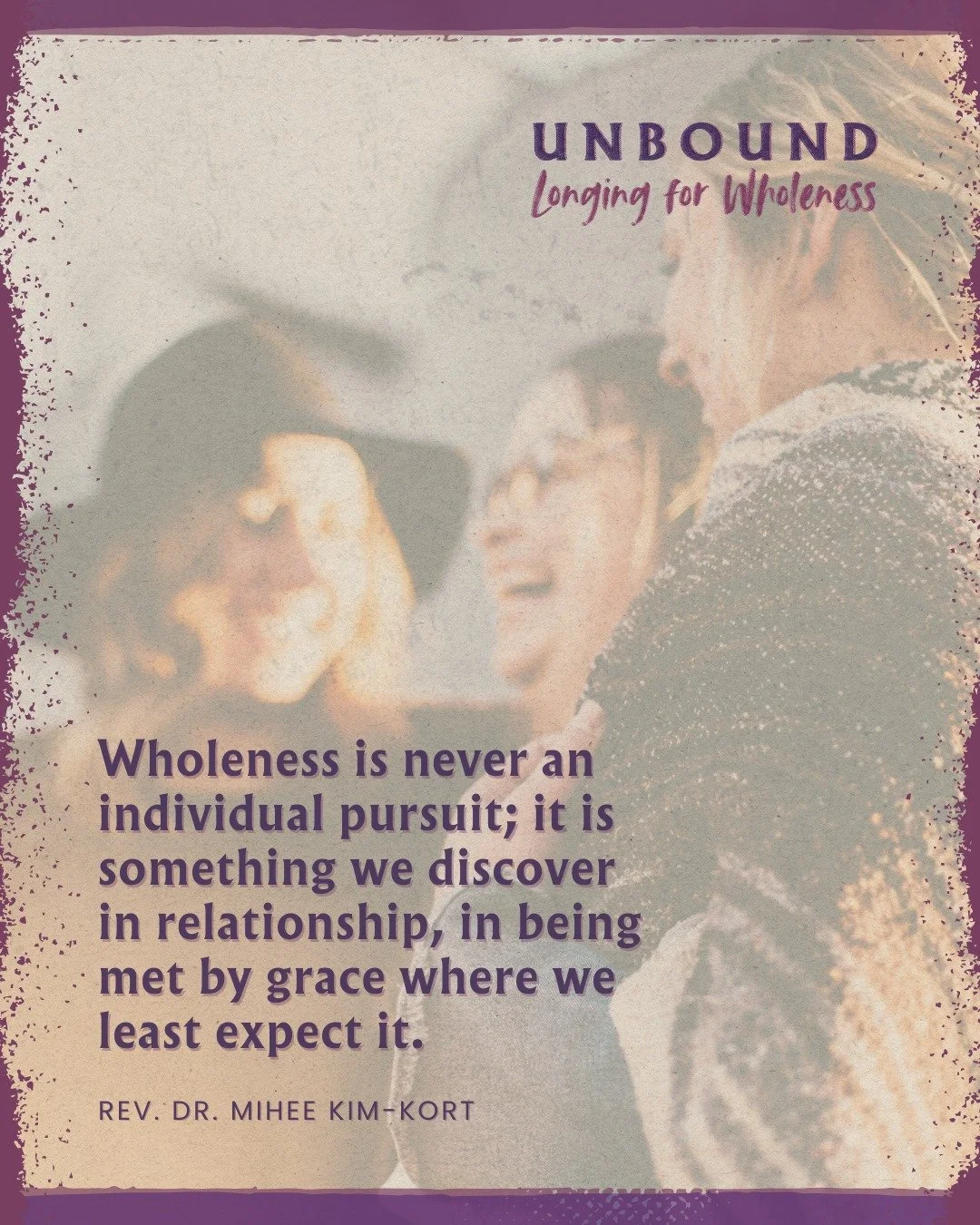 Wholeness isn't something we find alone in a room. We find it in relationship&mdash;in places where we can show up without pretending, where our "complicated" stories are met with living water instead of shame. Where do you need to be met w