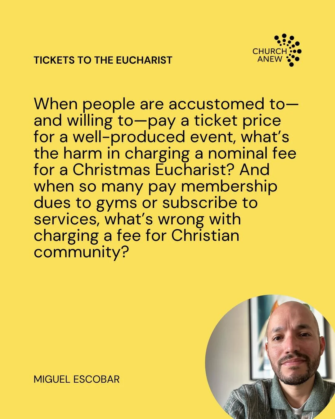 Miguel Escobar outlines historical missteps into simony&ndash;the buying or selling of spiritual assets, from sacraments to leadership positions&ndash;and what Christian theology may have to say to a world saturated with sales. Read more at the link 