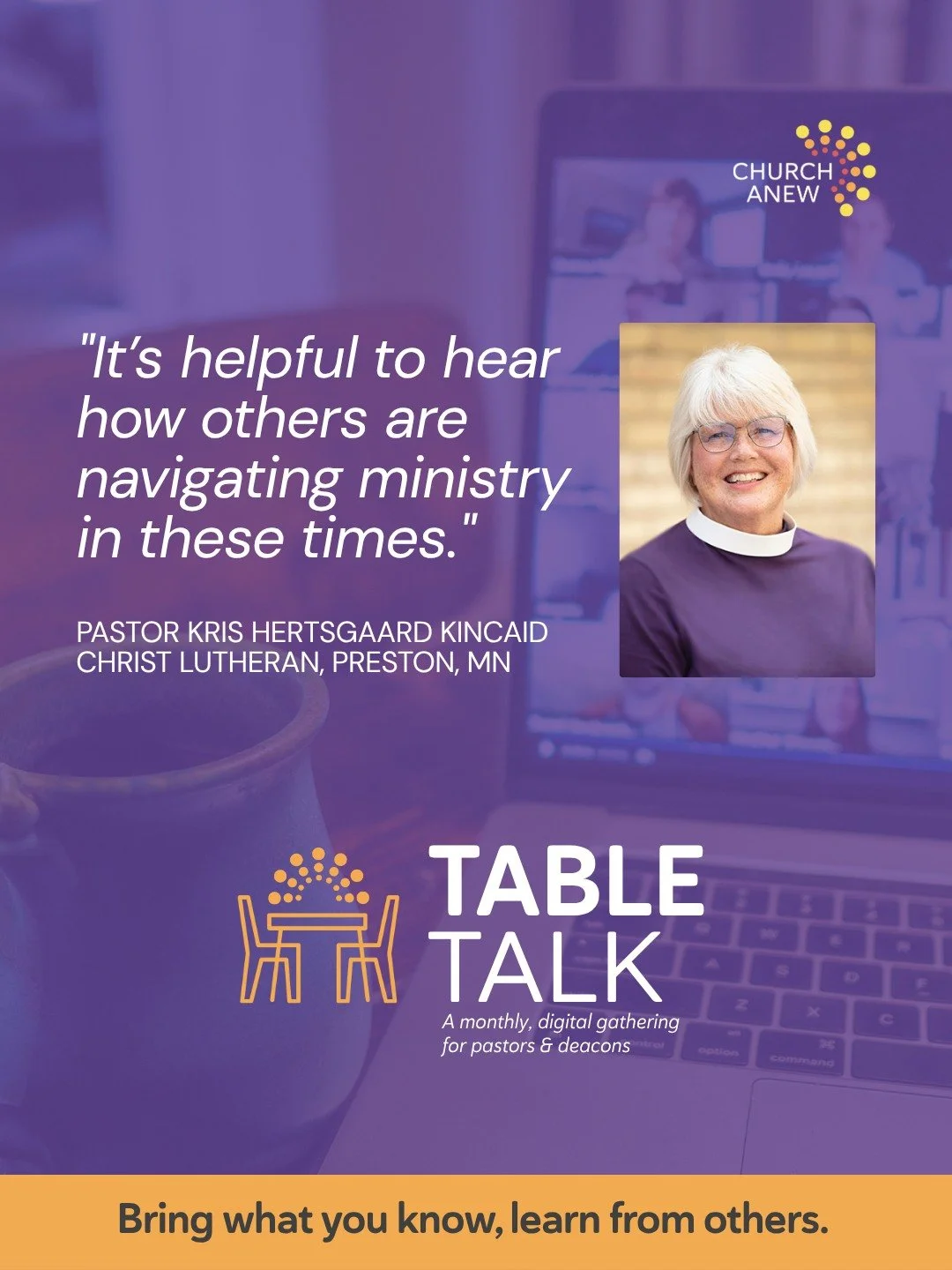 Our first Table Talk gathering is in the books and the feedback has been great! Join us for our next conversation May 26 to talk about the best continuing education opportunities you've had. RSVP and see the conversation topics for the rest of 2026 o