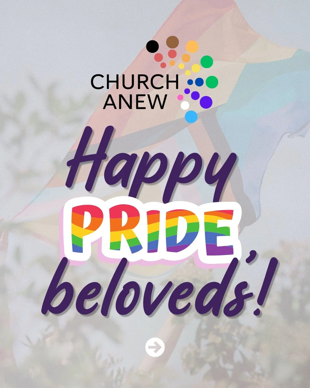 Happy Pride, beloveds! 🏳️&zwj;🌈🏳️&zwj;⚧️

Comment "pride" for the link to read more about expressions of faith that center radical inclusion and God's boundless love. 🌈