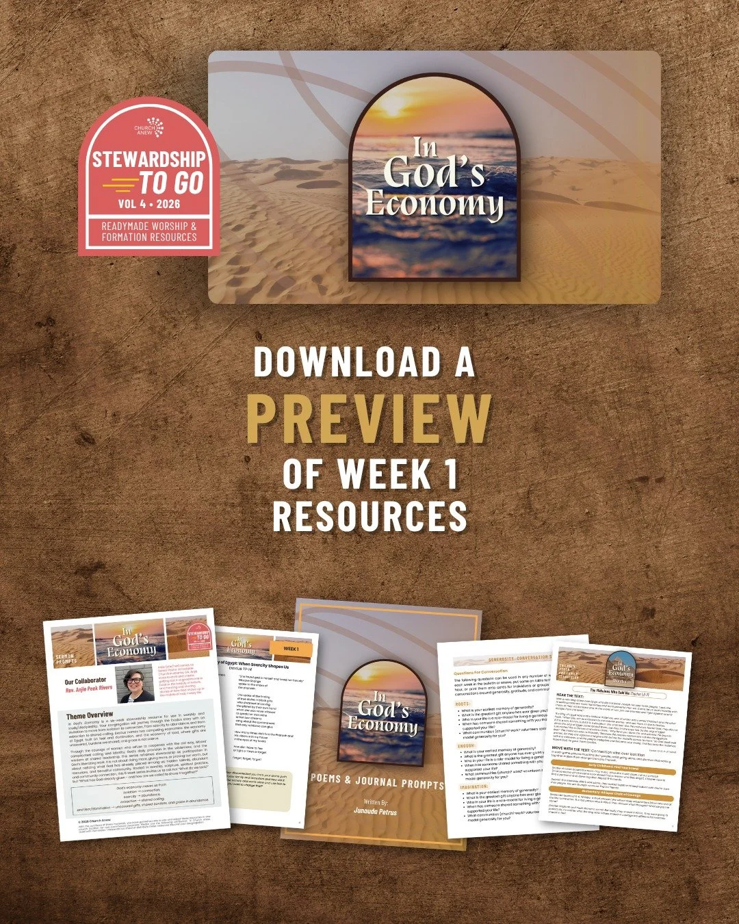 Looking for fall stewardship resources? We've got a 6 week series with sermon prompts, worship ideas, faith formation content, and stewardship training. Comment "economy" and we will message you the link!