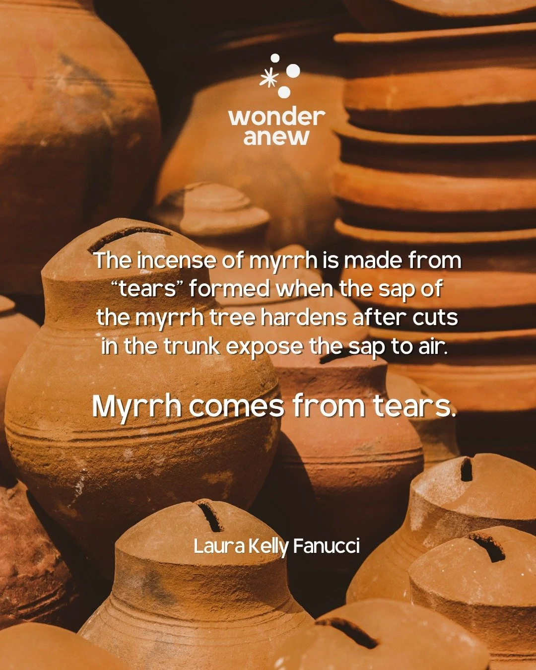 Celebrated author Laura Kelly Fanucci shares one of her most recent theological obsessions: the Myrrhbearers. Comment "myrrh" to read the full reflection! ✨

📝: @thismessygrace