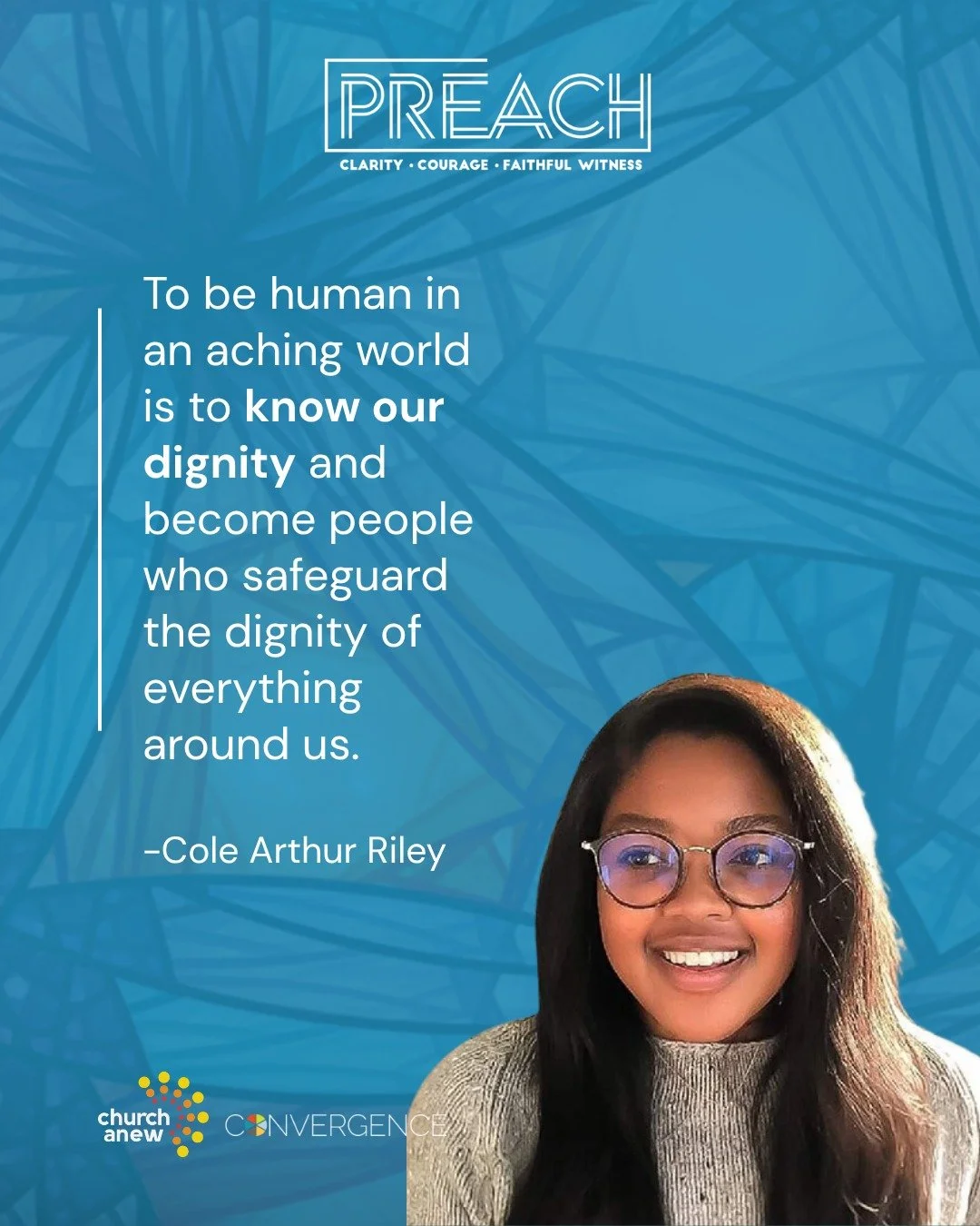 We&rsquo;re excited for the stories, insights, and spirit Cole Arthur Riley will bring to us as part of the 2026 Preach Conference. 

Join us in Minneapolis or online. Comment "PREACH" for a link to learn more and register.

More about Cole