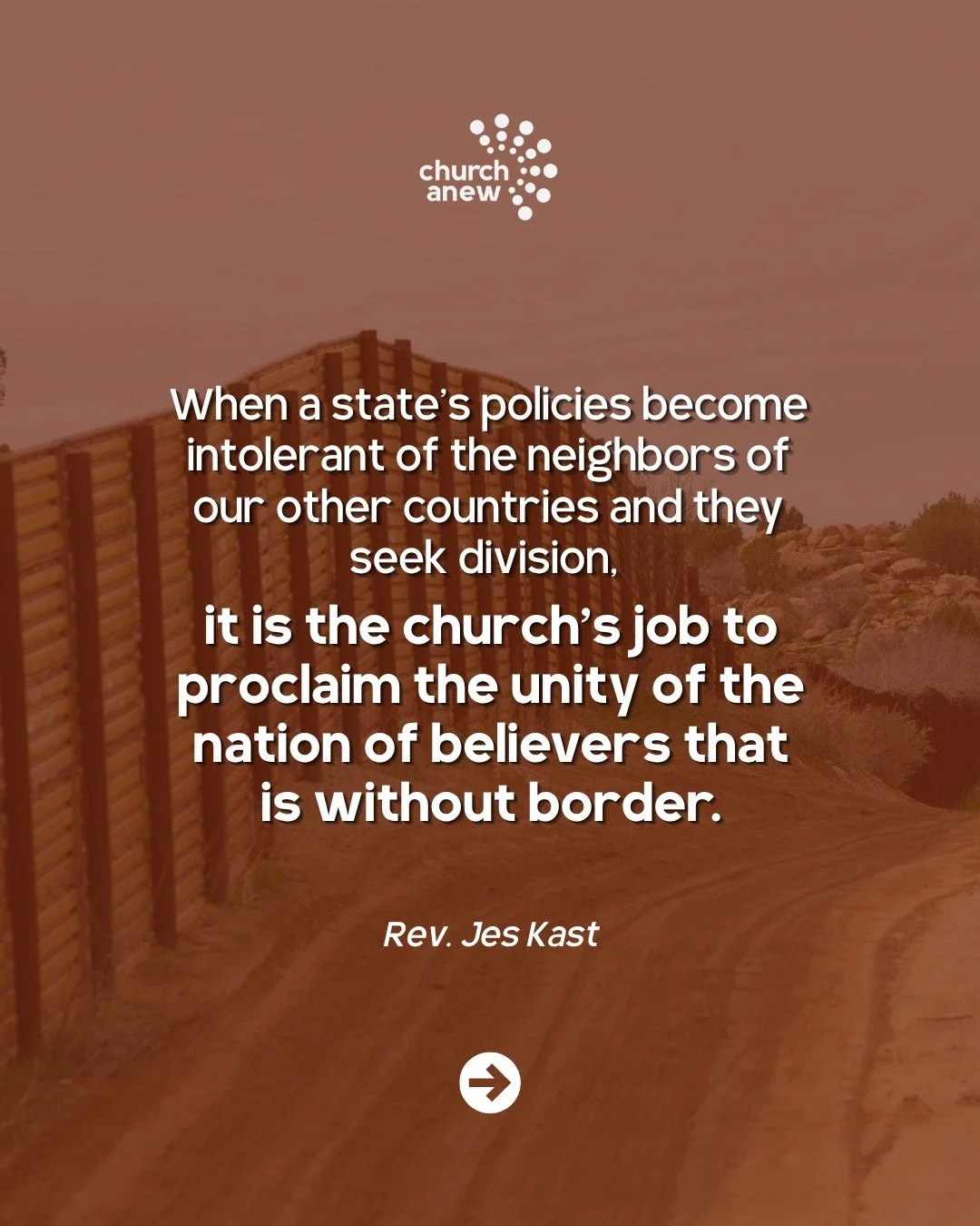 UCC pastor Reverend Jes Kast shares her commitment to global neighborship as a core tenet of the Christian church. Read the full post today!