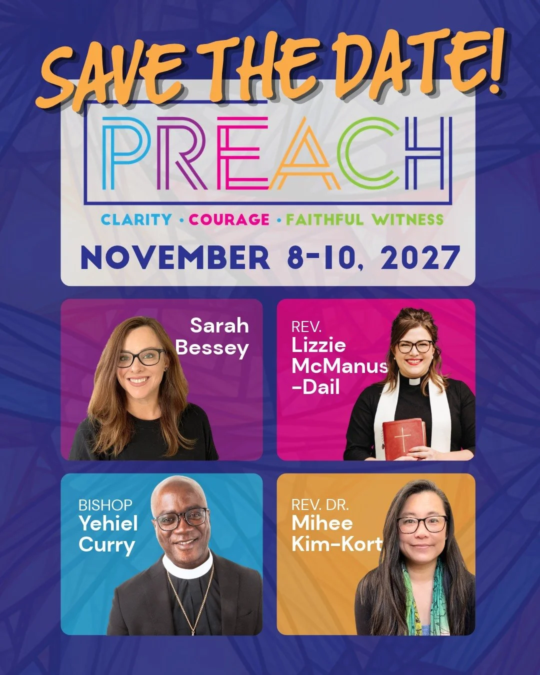 We know preachers gotta preach week after week so we're already prepping for PREACH 2027 and we've got an amazing line-up coming together! Mark your calendars and comment 2027 to be the first to know when registration goes live!