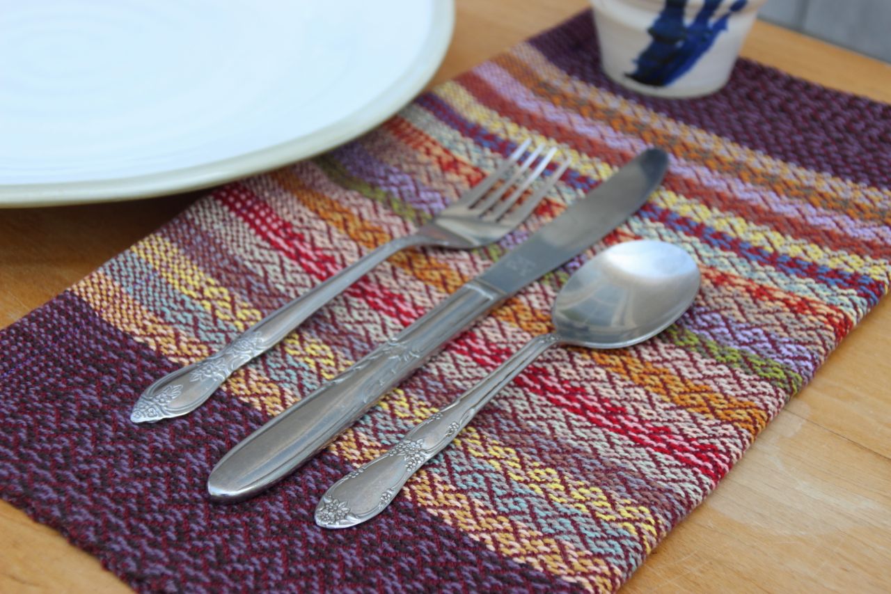 cloth napkins: cotton