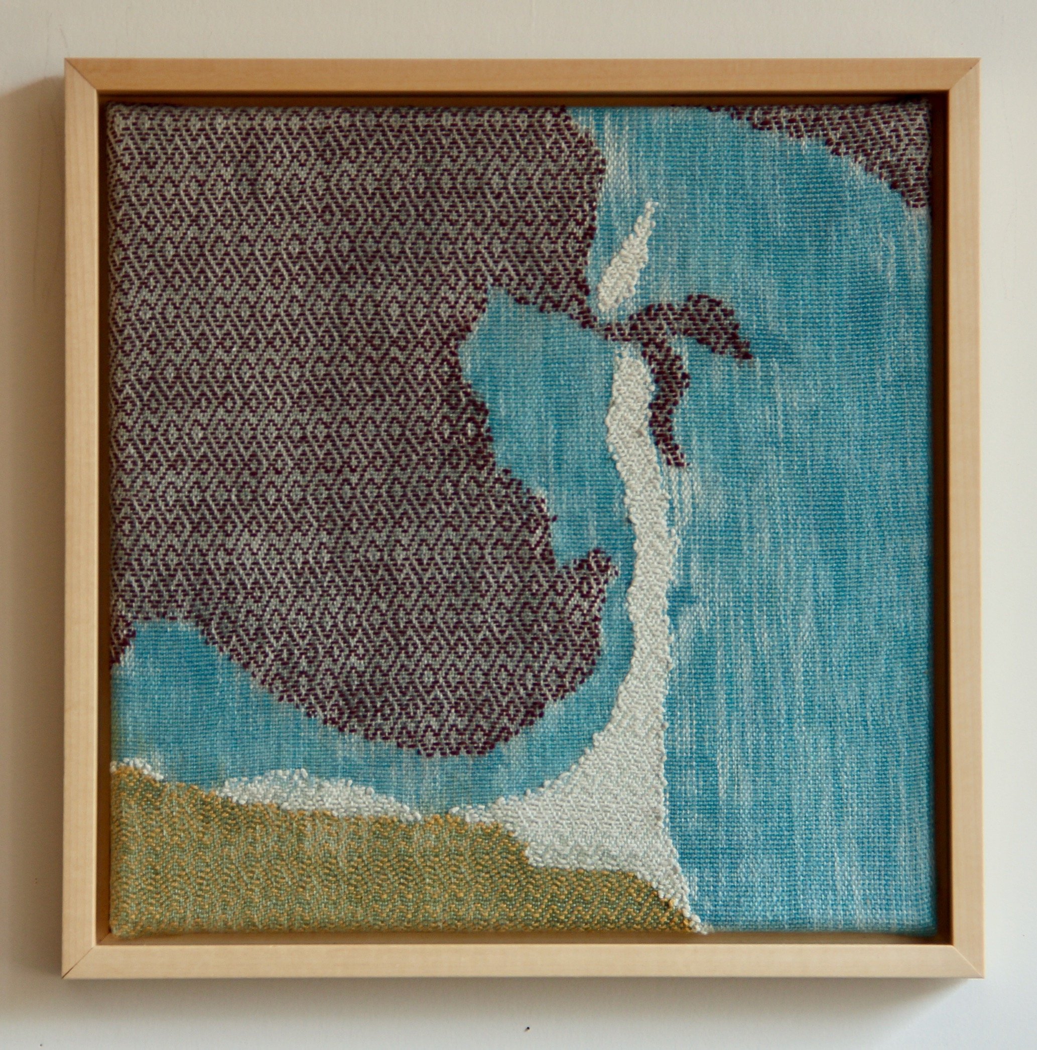 Sandspit: Boughton River, PEI. 2021. 12"x12"
