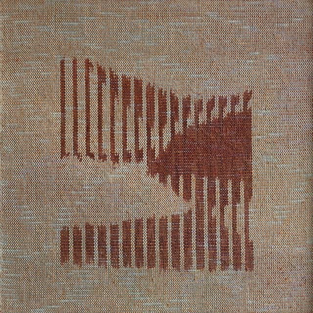 Weighted Lines #2, 2022. 12"x12"