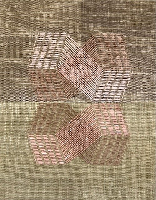 Meta Weave Reflection #2, 2024. 14"x11"